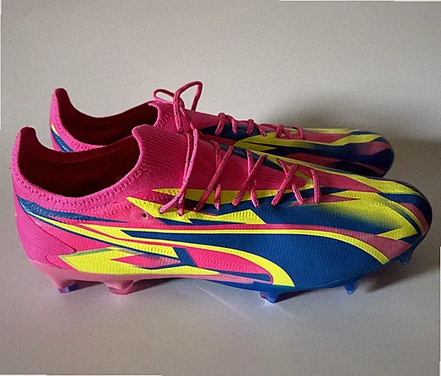 Puma $220 Men's 12 ULTRA ULTIMATE ENERGY FG/AG Soccer Cleats Pink 107540-01 NEW