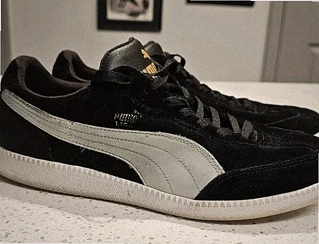 Puma Astro Cup Black Suede Men's Casual Soccer Shoes Sneakers 364423-02 Size...