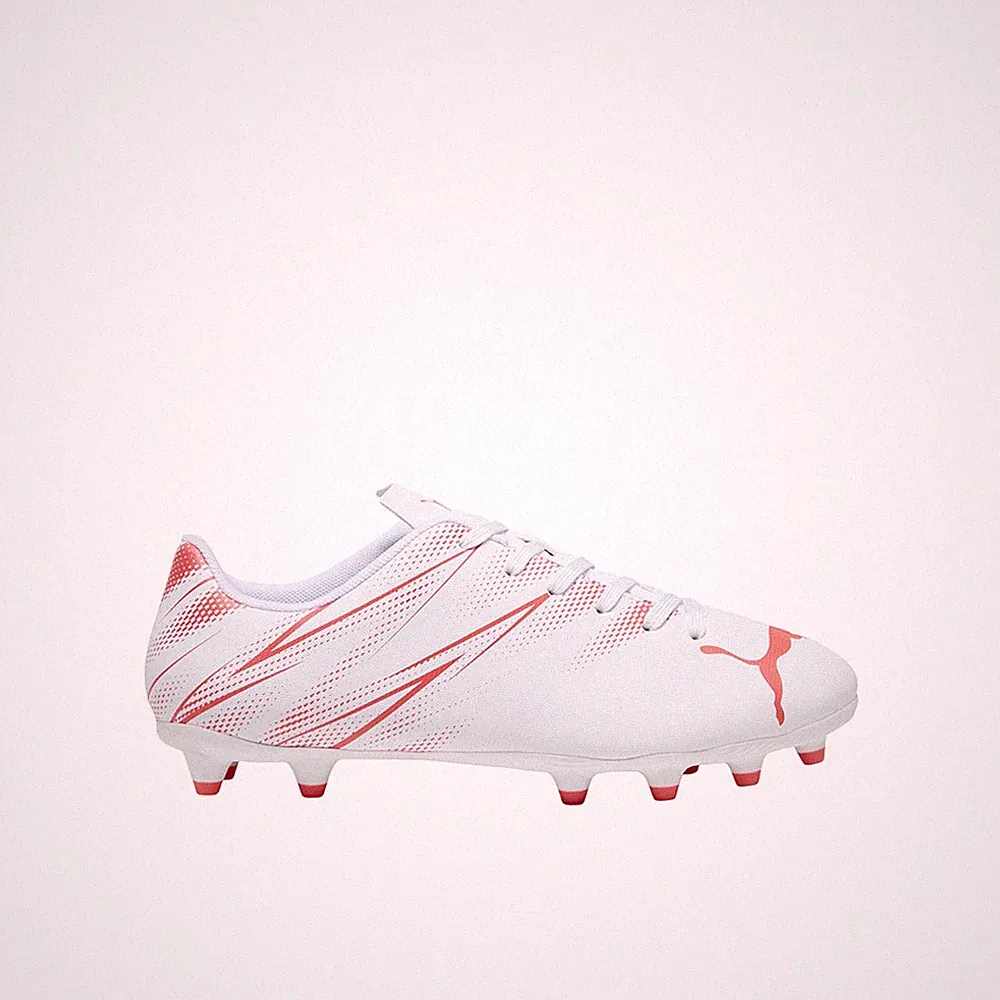 PUMA Attacanto Firm GroundArtificial Ground Soccer Cleats Youth Boys Orange, Whi
