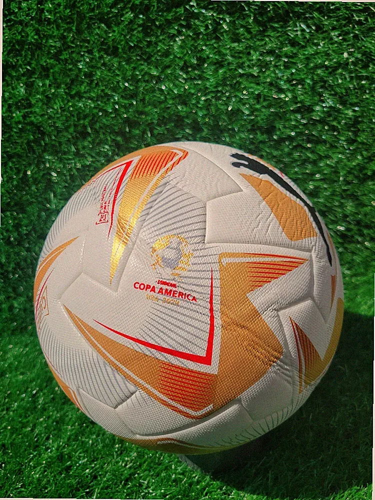PUMA Cumbre Men's Soccer Ball 2024 Copa America Finals Size 5 White
