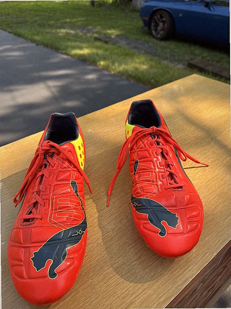 Puma Evo Power 3 Soccer Cleats Orange /black/yellow