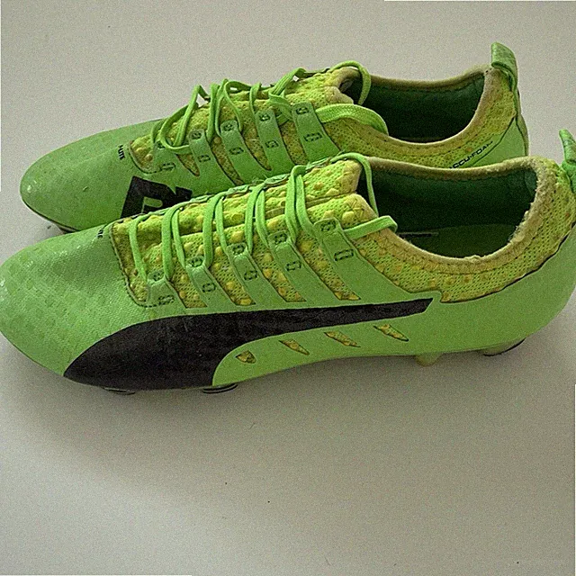 PUMA evoPOWER 1 FG Soccer Cleats Green Black Men US 9.5 EUR 42.5 Adap-Lite