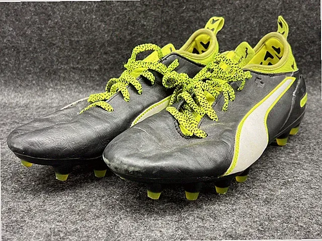 Puma evoTOUCH Pro Soccer Shoes US Size 6.5 , Black/Volt Youth Sizes