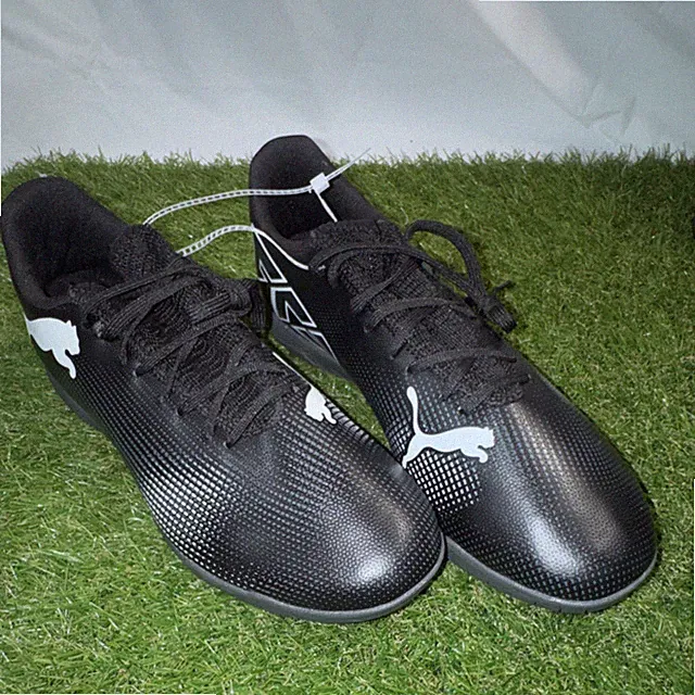 Puma FTR 7 Play Indoor Trainer Soccer Shoes Medium Width Black US Size 10.5