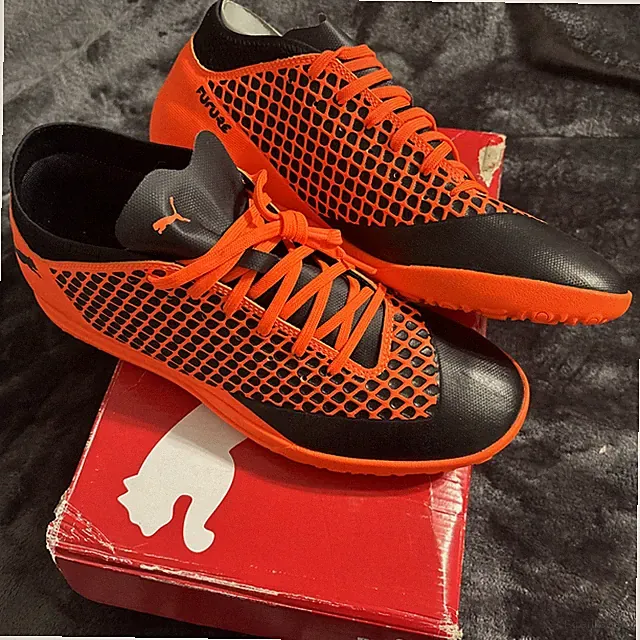Puma Future 2.4 TT Indoor Cleats Orange Sz 11m