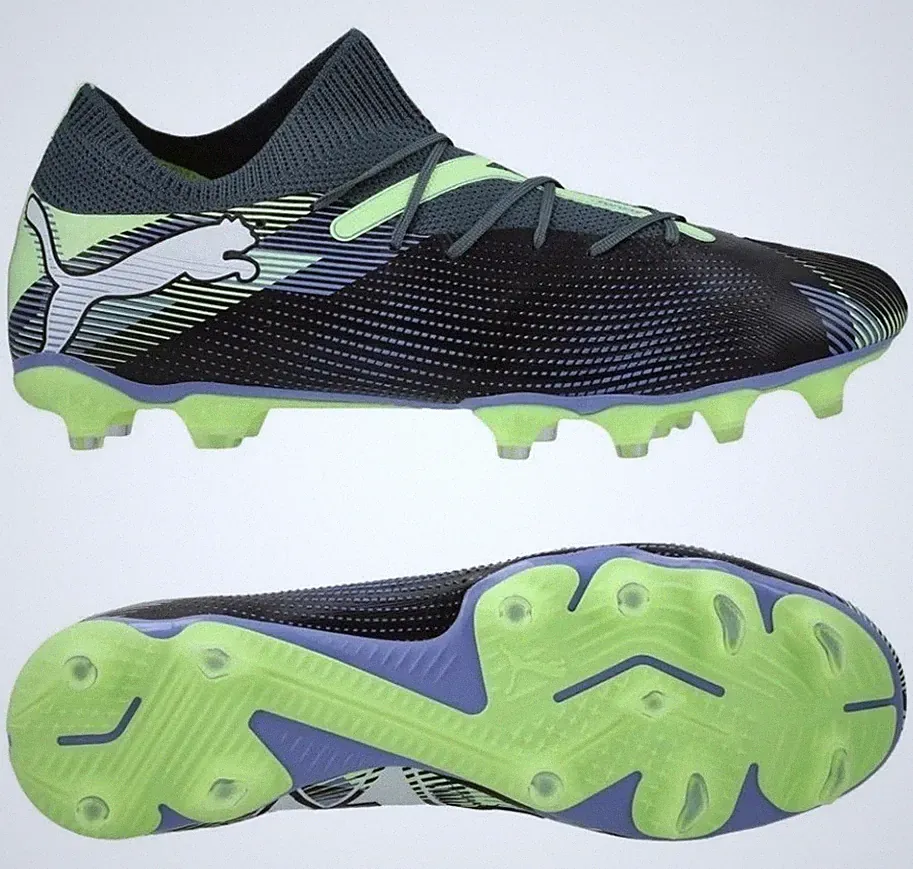 Puma Future 7 FG AG Soccer Cleats Shoes Gray 107931-03 Mens Size 11.5