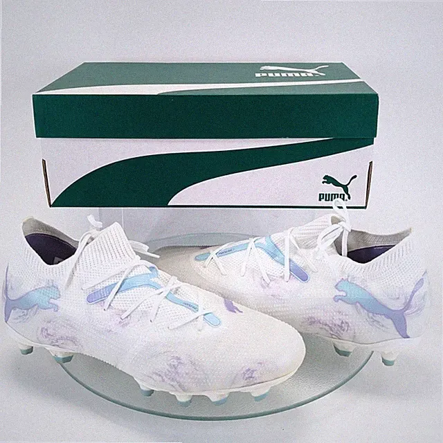 Puma Future 7 Match Brilliance FG/AG Womens Soccer Cleats Sz 9 White Purple New