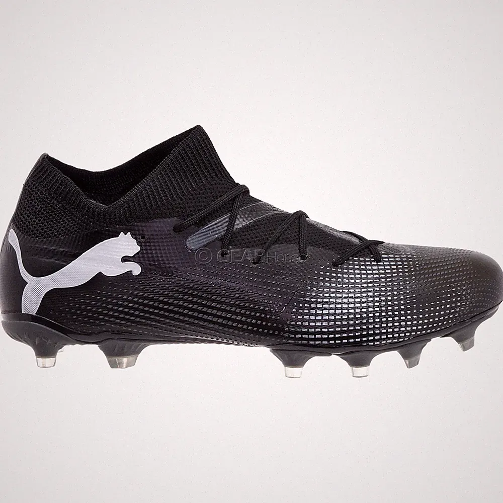 PUMA Future 7 Match FG / AG Mens Soccer Cleats FUZIONFIT, Black, Pick Size