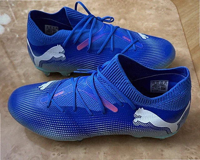 Puma Future 7 Match Firm Ground Soccer Cleats Mens Blue 10793101 **BRAND NEW***