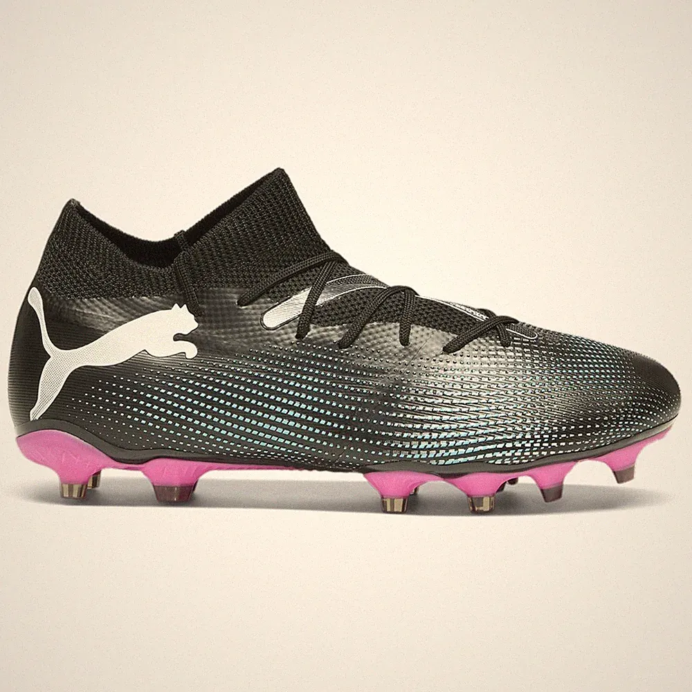 PUMA Future 7 Match Firm GroundArtificial Ground Soccer Cleats Womens Black, Pin