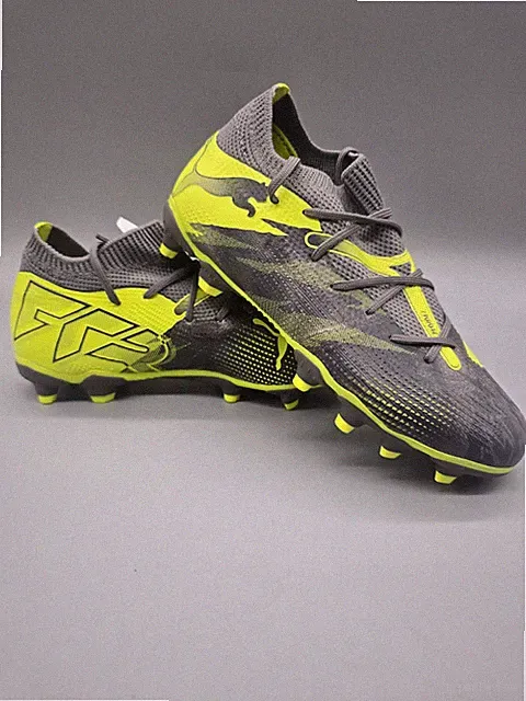 Puma Future 7 Match Rush FG AG Jr Soccer Cleats 13.5C Electric Lime 107844-01