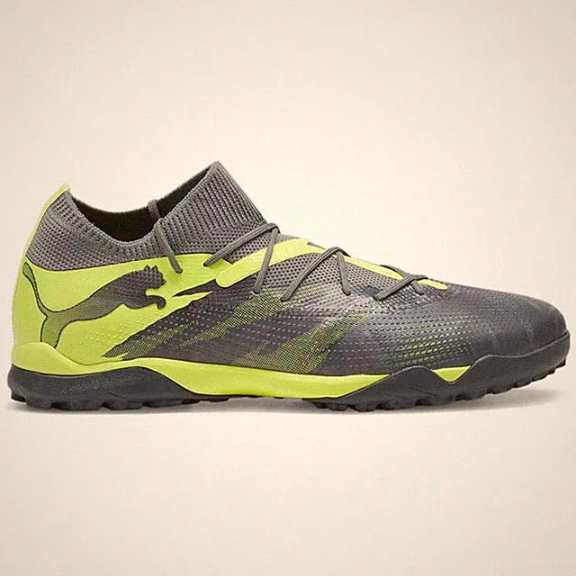 PUMA Future 7 Match Rush Turf Training Soccer Mens Grey Sneakers Athletic Shoes