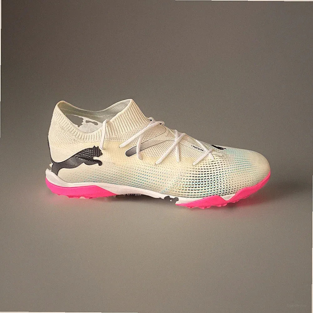 PUMA Future 7 Match TT Turf Soccer Cleats White, Men's Size US 11/EUR 44.5