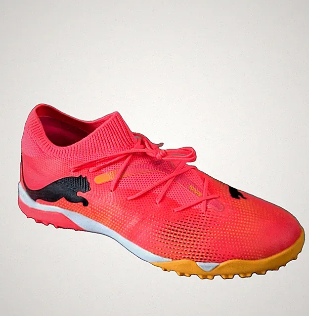 PUMA Future 7 Match TT Turf Soccer Shoes Mens 11 Sunset Glow 107720-03