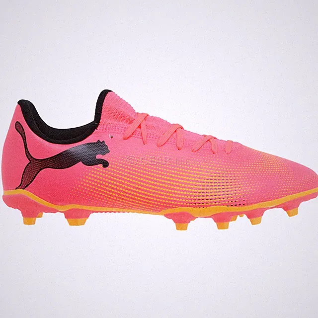 PUMA Future 7 Play FG AG Mens Soccer Cleats Shoes, Solar Pink, Pick Size