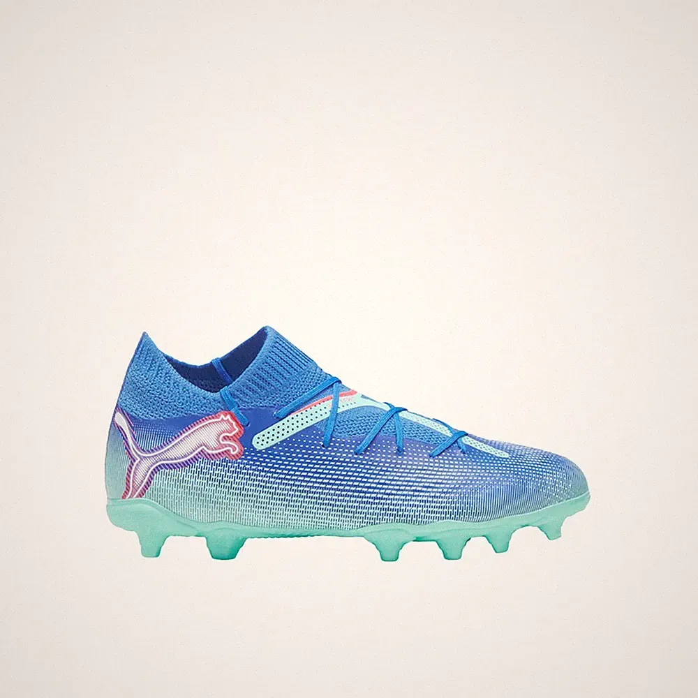 PUMA Future 7 Pro Soccer Cleats Youth Boys Blue Sneakers Athletic Shoes 10794401