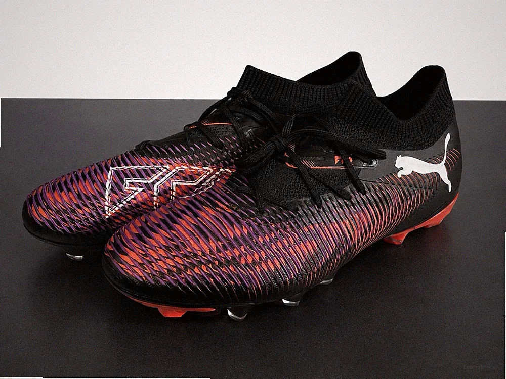 Puma Future 8 Match FG/AG Women’s Soccer Cleats Black Red 108382-01 Sz 9.5