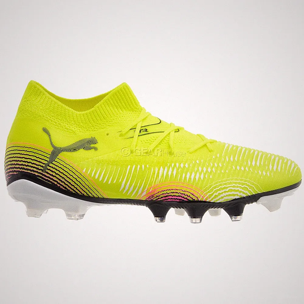 PUMA Future 8 Match FG / AG Womens Soccer Cleats, Neon Yellow, Pick Size