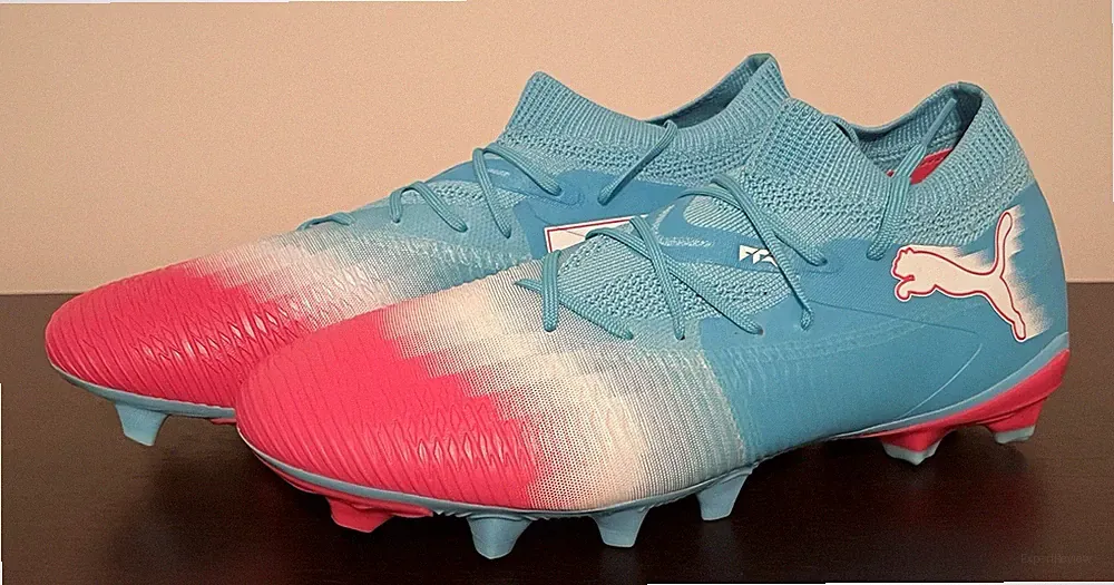Puma Future 8 Match FG Re-Charge Soccer Cleats Blue Pink 108759-01 Men's Size 9