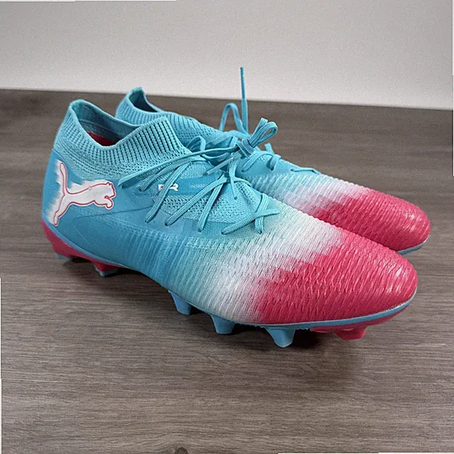 Puma Future 8 Match FG Re-Charge Soccer Cleats Mens Size 9 Blue Pink 108759-01