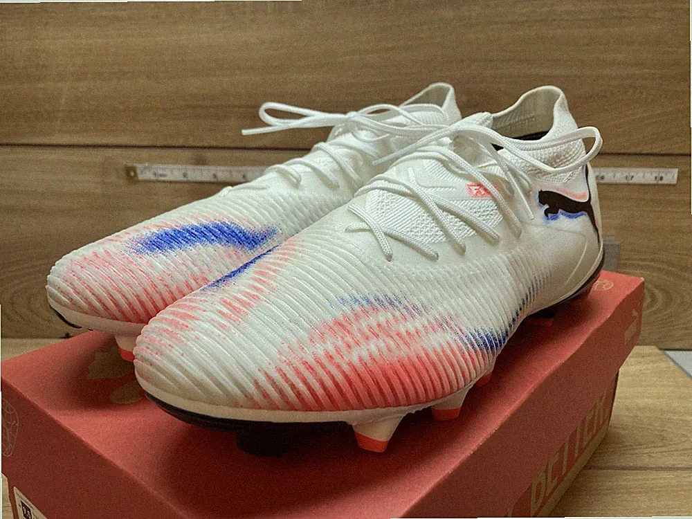 Puma FUTURE 8 MATCH Firm/Artificial Ground Soccer Cleats White Size 9.5