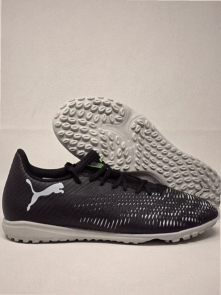 Puma Future 8 Match TF turf Soccer Cleats Black Green Men's Size 6.5 108378-02