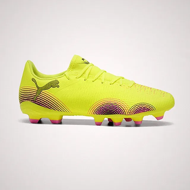 PUMA Future 8 Play FirmArtificial Ground Soccer Cleats Mens Yellow Sneakers Athl