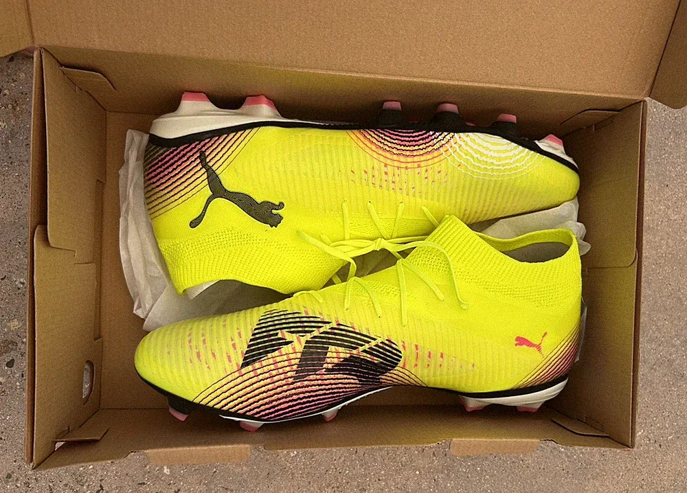 Puma Future 8 Pro FG/AG 10813903 Mens Sz 13 Soccer Shoes Football Cleats Yellow