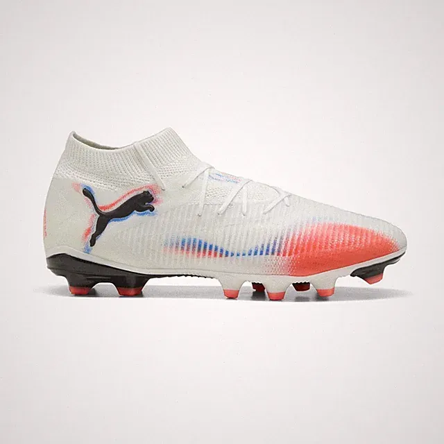 PUMA Future 8 Pro FirmArtificial Ground Soccer Cleats Mens White Sneakers Athlet