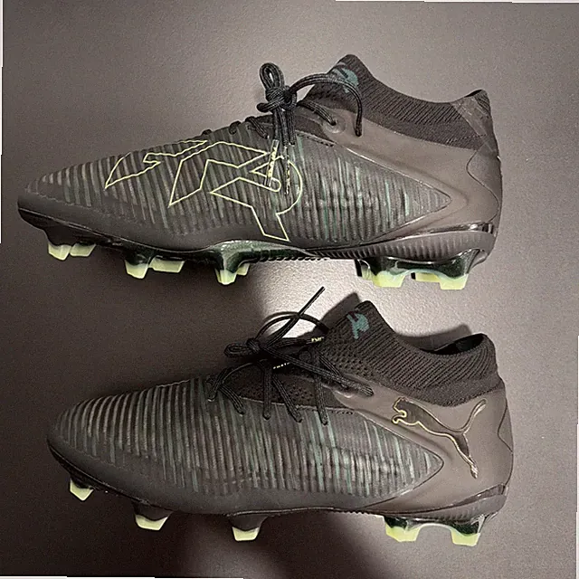 PUMA Future 8 Ultimate AG US 8.5 Black Frizzy Light Green