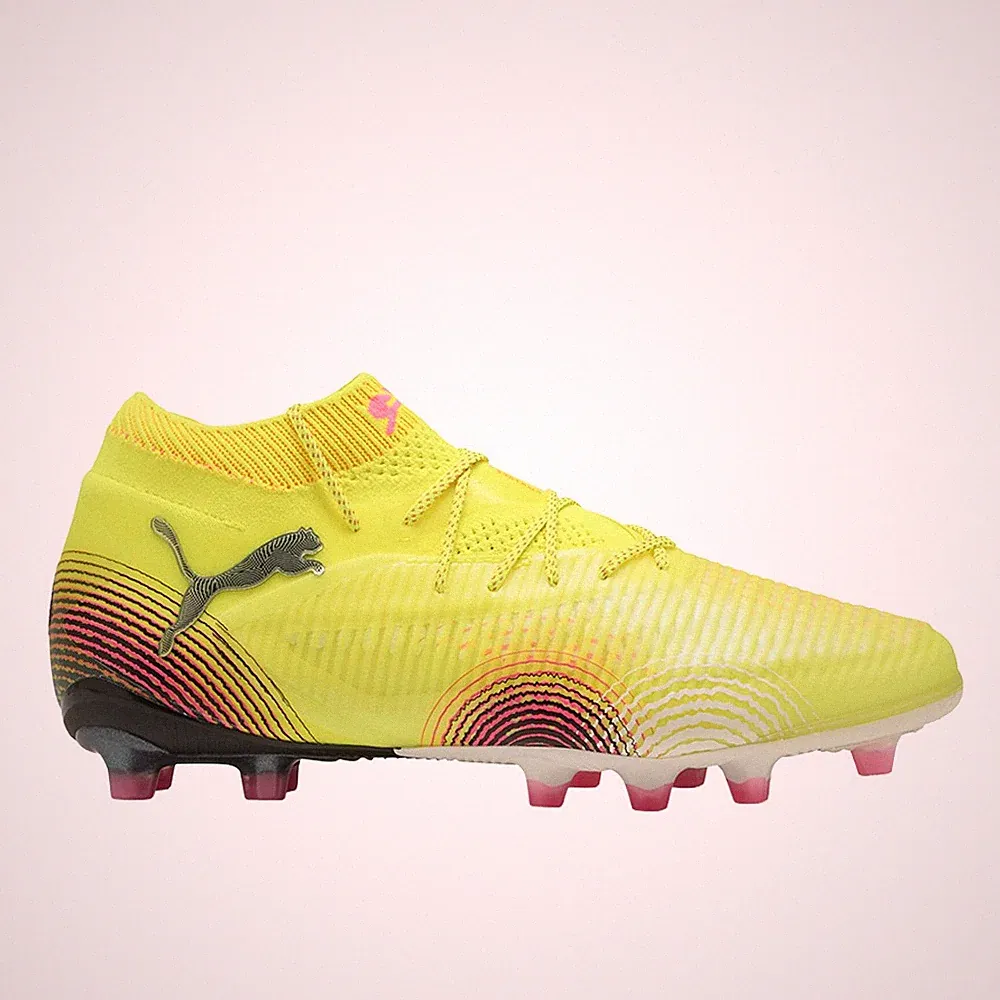 PUMA Future 8 Ultimate Artificial Ground Soccer Cleats Mens Yellow Sneakers Athl