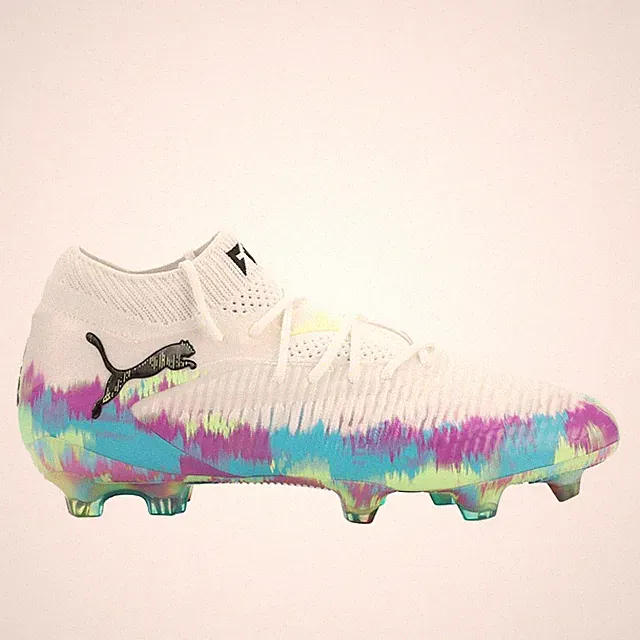 PUMA Future 8 Ultimate Brilliance Firm Ground Soccer Cleats Womens White Sneaker