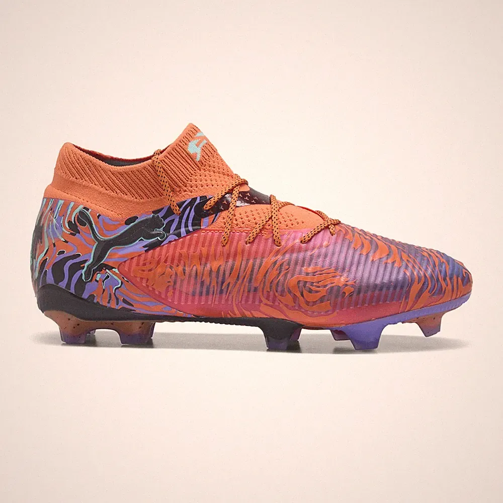 PUMA Future 8 Ultimate Creativity Firm Ground Soccer Cleats Mens Orange Sneakers