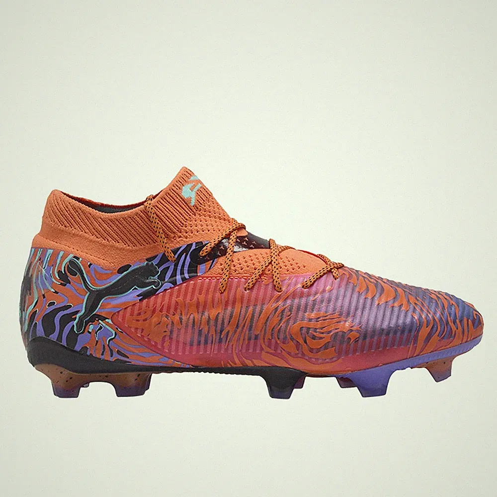 PUMA Future 8 Ultimate Creativity Firm Ground Soccer Cleats Mens Orange Sneakers