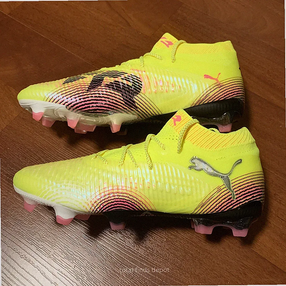 PUMA Future 8 Ultimate FG Soccer Cleats Men’s Yellow Size 8