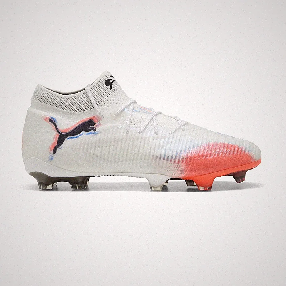 PUMA Future 8 Ultimate Firm Ground Soccer Cleats Mens White Sneakers Athletic Sh