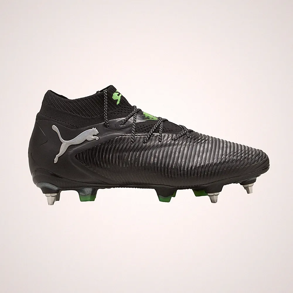 PUMA Future 8 Ultimate MixedSoft Ground Soccer Cleats Mens Black, Green Sneakers