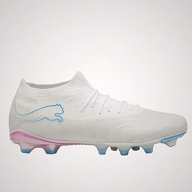 PUMA Future 9 Match FirmArtificial Ground Soccer Cleats Mens White Sneakers Athl