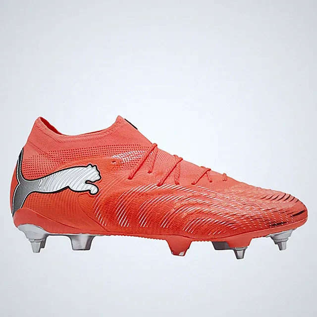 PUMA Future 9 Ultimate Mixed GroundSoft Ground Soccer Cleats Mens Orange Sneaker