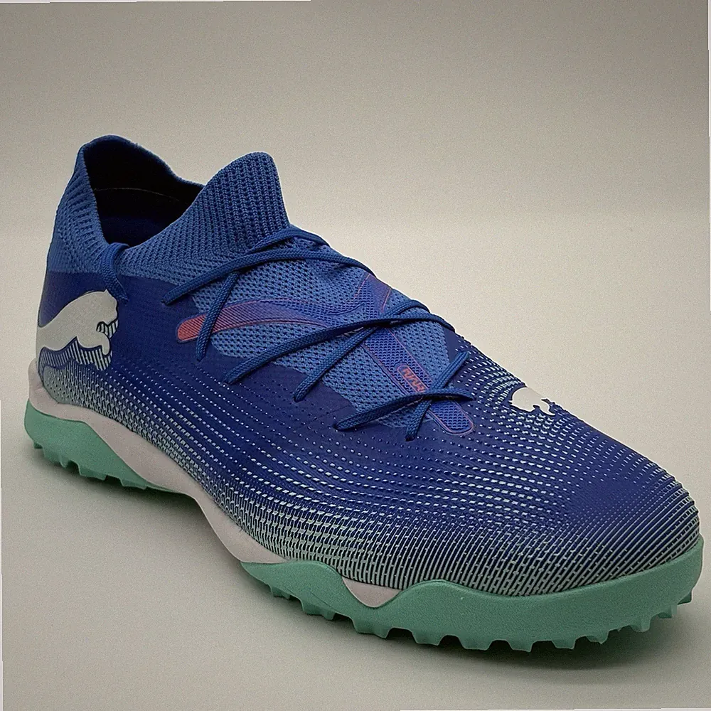 Puma Future Blue White Turf Soccer Shoe Sneaker Mens Size 9 107937 01 NEW