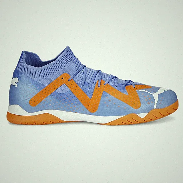 PUMA Future Match Indoor Training Soccer Mens Blue, Orange Sneakers Athletic Sho