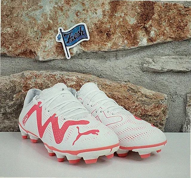 Puma Future Play Neymar Firm Ground Ag Soccer Cleats Youth Sz 2 White 107388-01