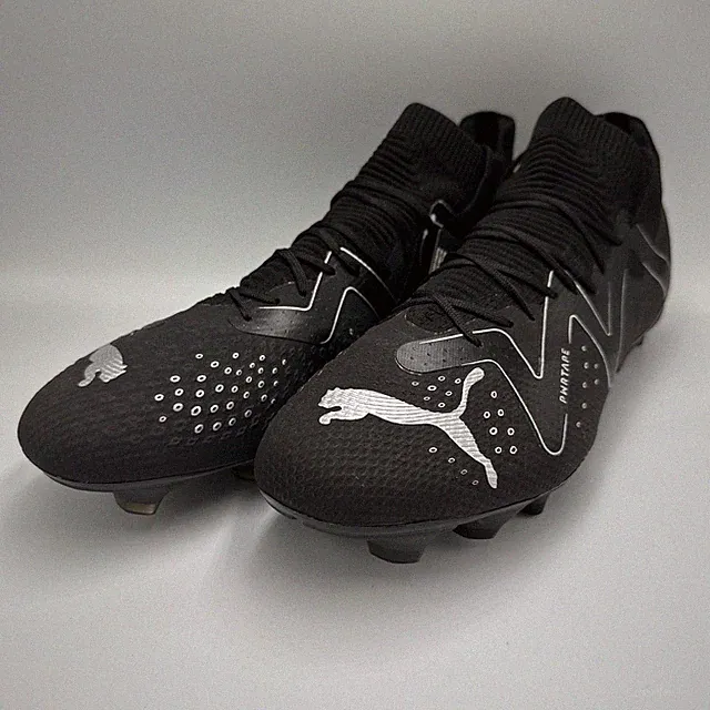 PUMA Future Pro FG/AG Soccer Cleats - Black/Silver - 107361-02 - Men's 12 *NEW*