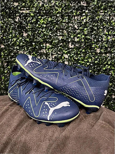 Puma Future Pro Firm Blue, Yellow Soccer Cleats Mens Blue Men’s 7 Multi Ground