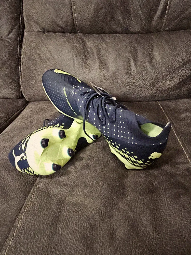 Faux Fur Soccer Cleats