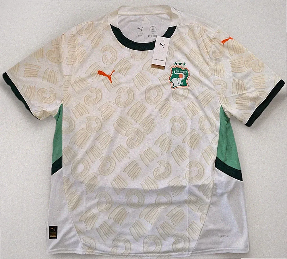 Puma Ivory Coast / Côte d'Ivoire 2025 Away Football Soccer Jersey • Men's 2XL