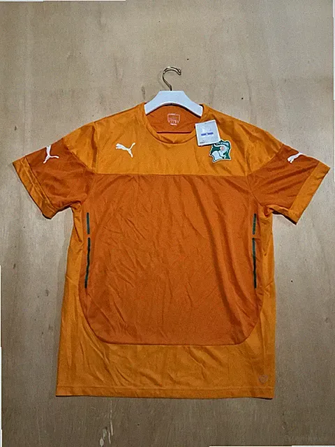 Puma Ivory Coast Training Jersey Russet Orange Size XL Nwt