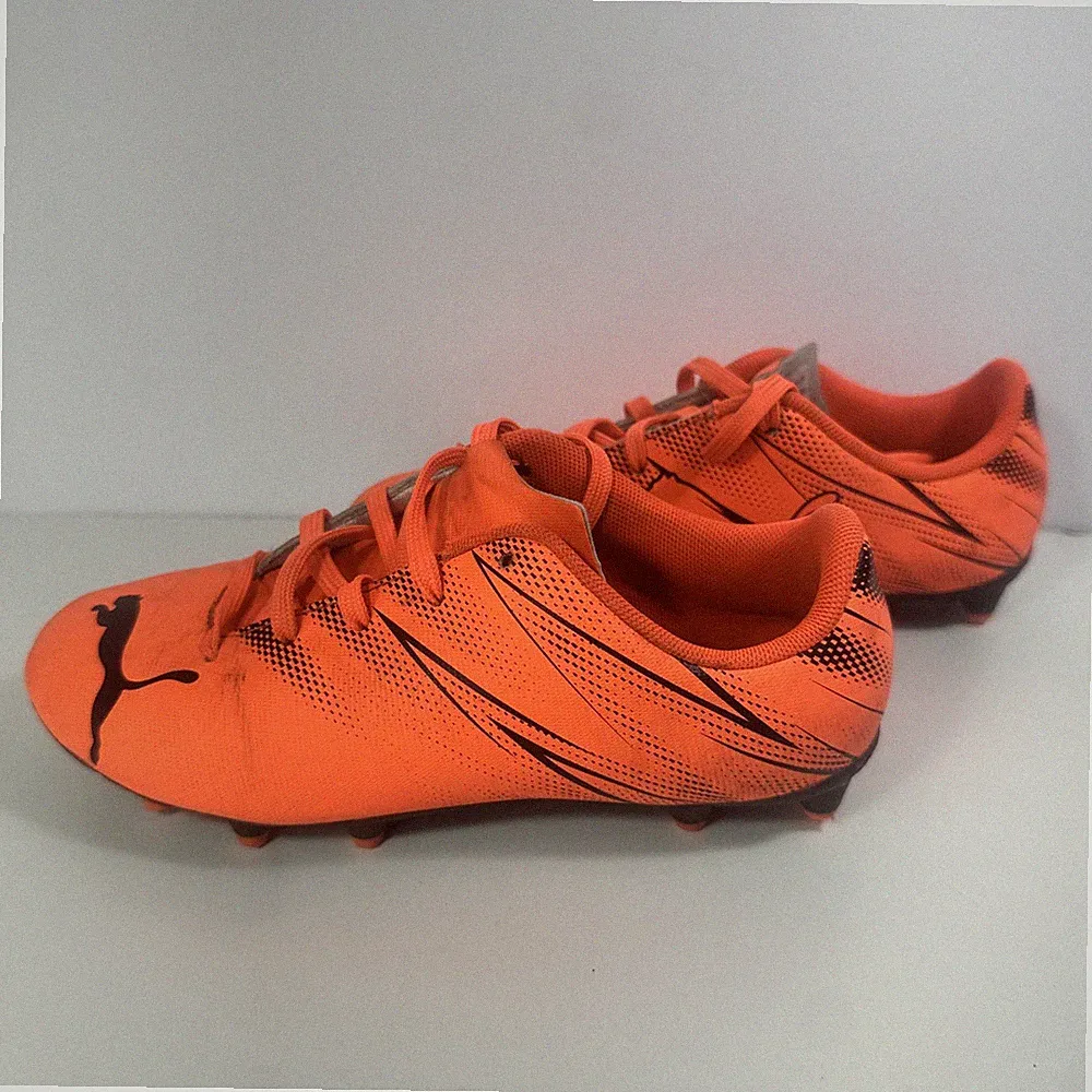 Puma kids Attacanto Firm/Artificial Ground Soccer Cleats Orange size 3