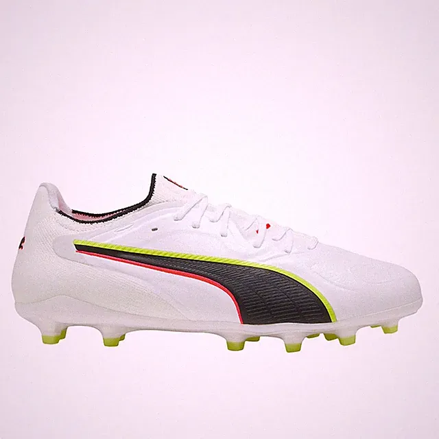 PUMA King 20 Ultimate Firm GroundArtificial Ground Soccer Cleats Mens White Snea