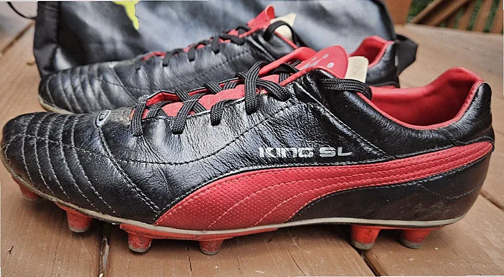 PUMA King Finale SL i K Leather Vintage 2012 FG Soccer Cleats Size Men's 9.5